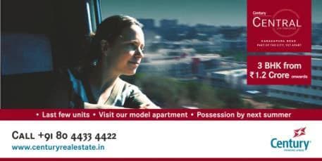 لوحة إعلانية: Century Central — 3 BHK