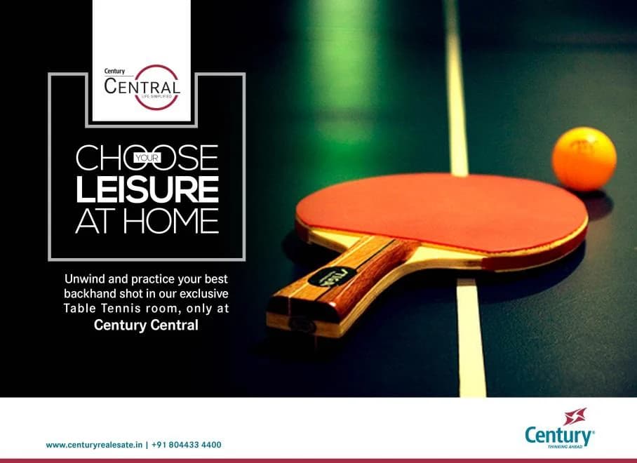 Century Central: «Choose leisure at home» (اختر الاسترخاء في بيتك)