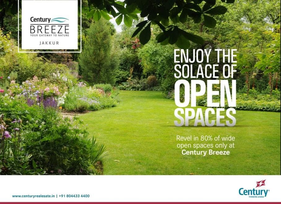 Century Breeze: «Enjoy the solace of open spaces» (استمتع بسكينة المساحات المفتوحة)