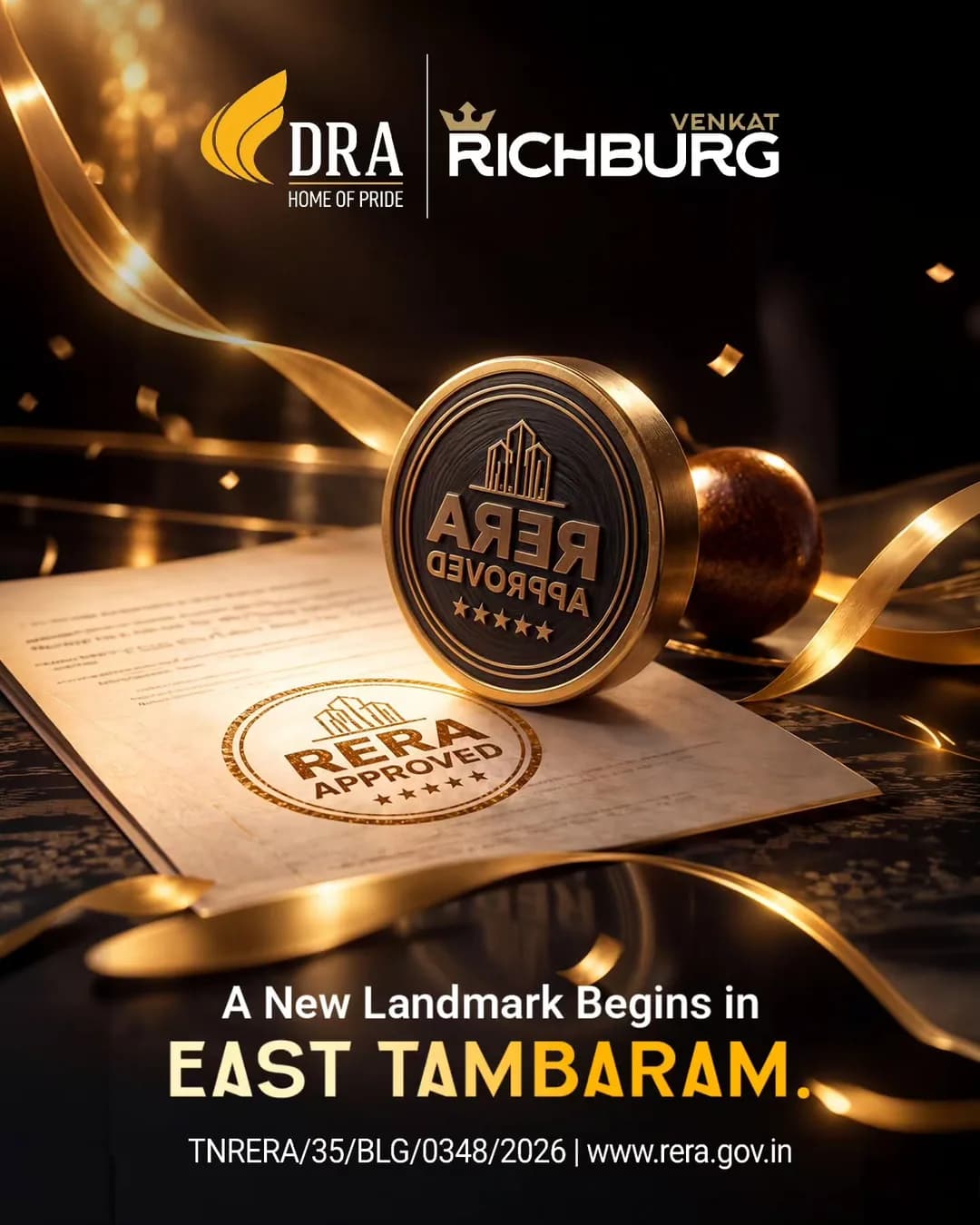 @drahomes_nri post: A new landmark begins in East Tambaram
