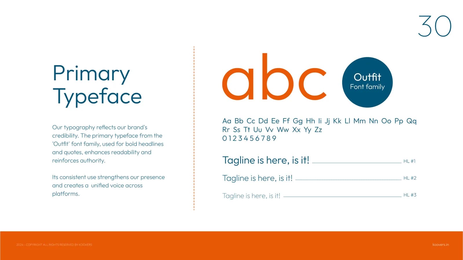 Brand Guidelines: Primary typeface