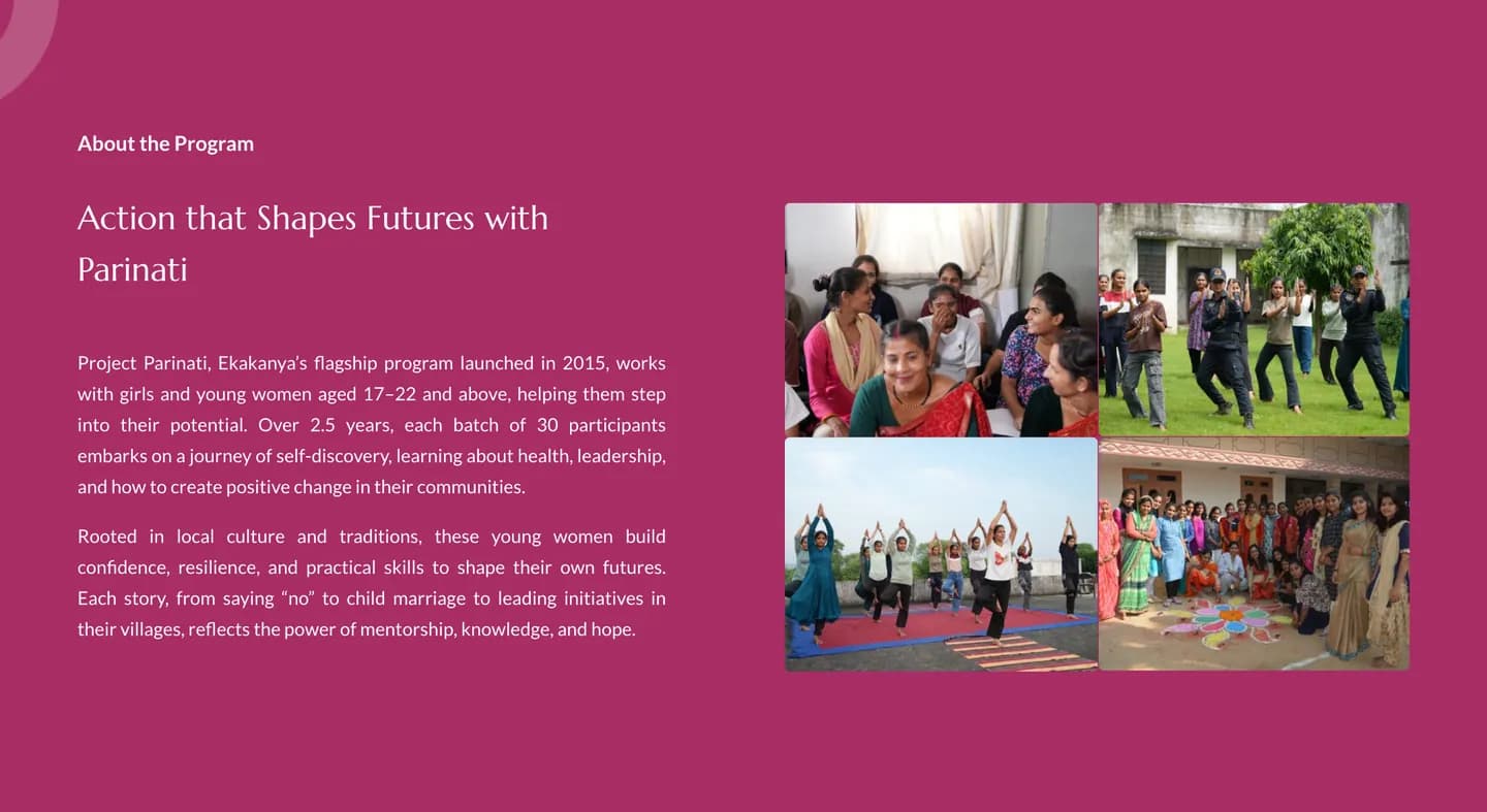 Our Programs on ekakanya.org