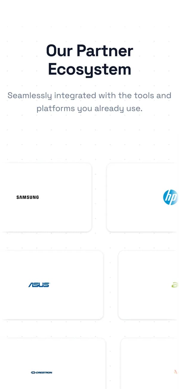 Mega Compu on mobile — Partners