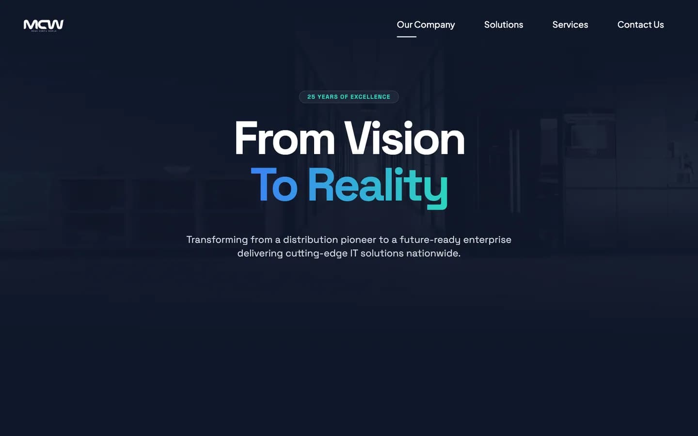 The About Us page on megacompu.co.in