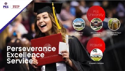 Presentation template — Title slide: Perseverance, Excellence, Service