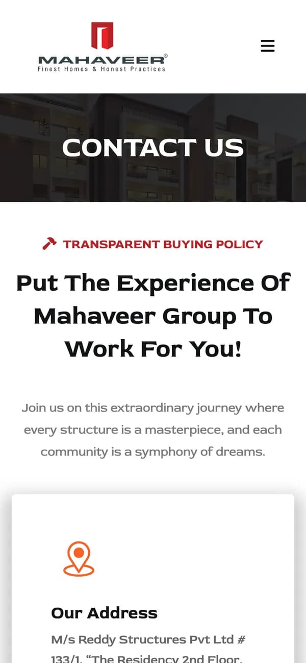 The Enquiry on mobile