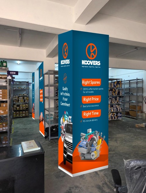 Koovers Display Stand