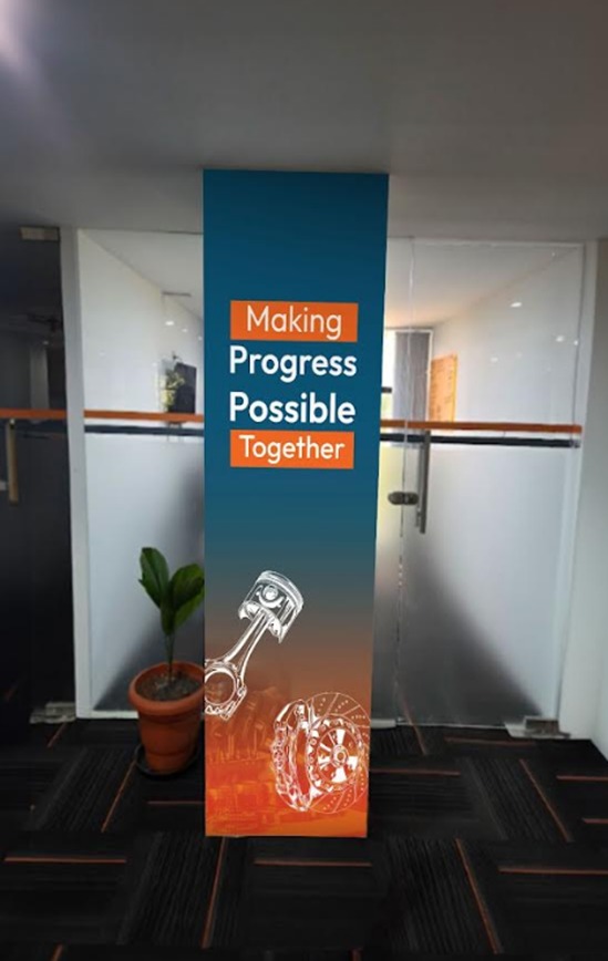 Office Standee Branding